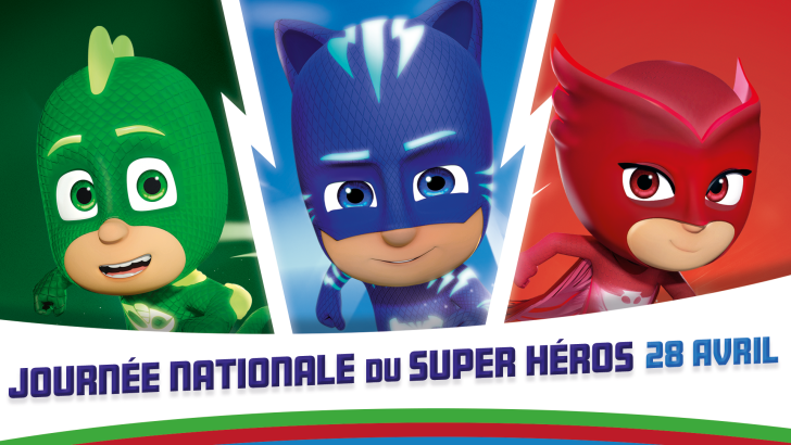 Journée nationale des super héros avec Les Pyjamasques !